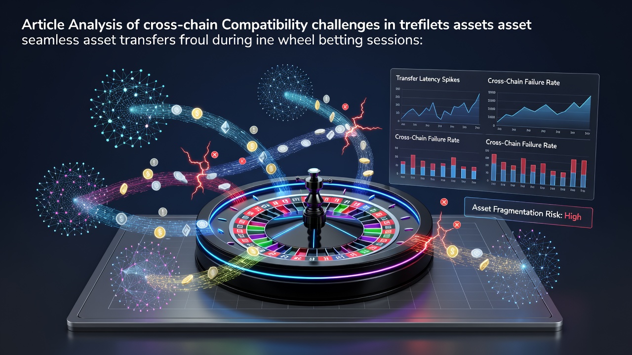 Darstellung von Blockchain-Netzwerken mit Asset-Transfer-Pfaden in Roulette-Plattformen
