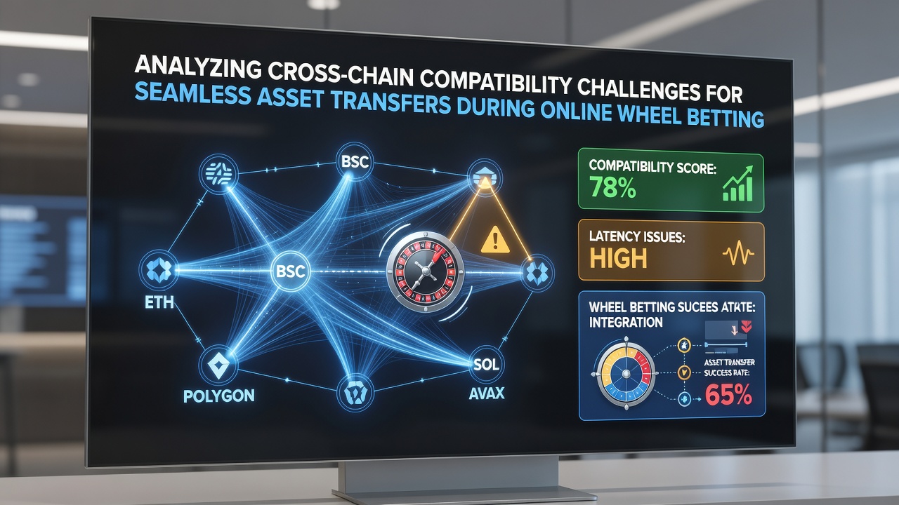 Illustration von Cross-Chain-Bridges und Sicherheitsprüfungen bei Asset-Transfers