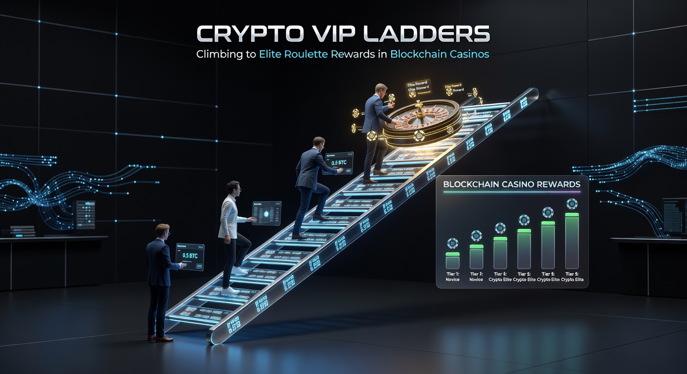 Visuelle Darstellung elite VIP-Roulette-Sitzung in einem Blockchain-Casino mit Krypto-Wallets und Belohnungs-Icons