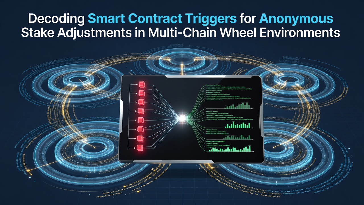 Technische Darstellung von Smart-Contract-Triggern in Multi-Chain-Wheel-Umgebungen mit Fokus auf anonyme Stake-Anpassungen