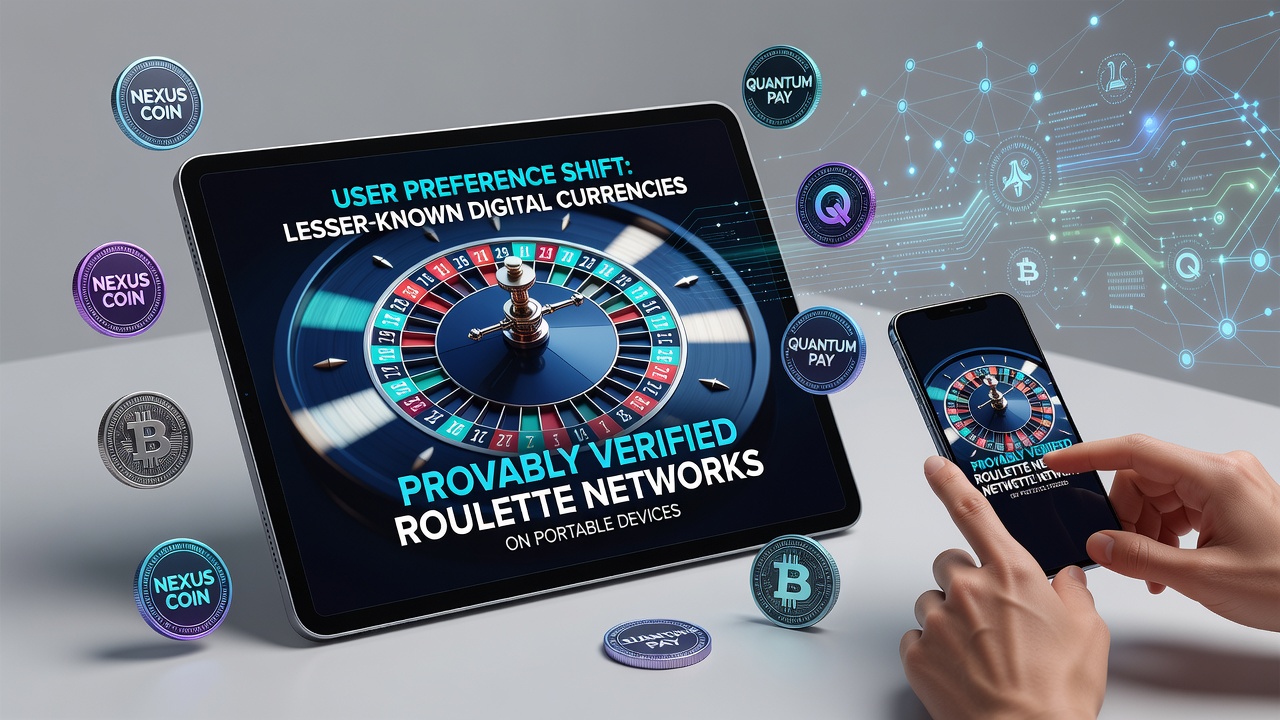 Mobile Nutzer greifen auf portable Geräte zu und wählen alternative digitale Währungen in verifizierten Roulette-Netzwerken