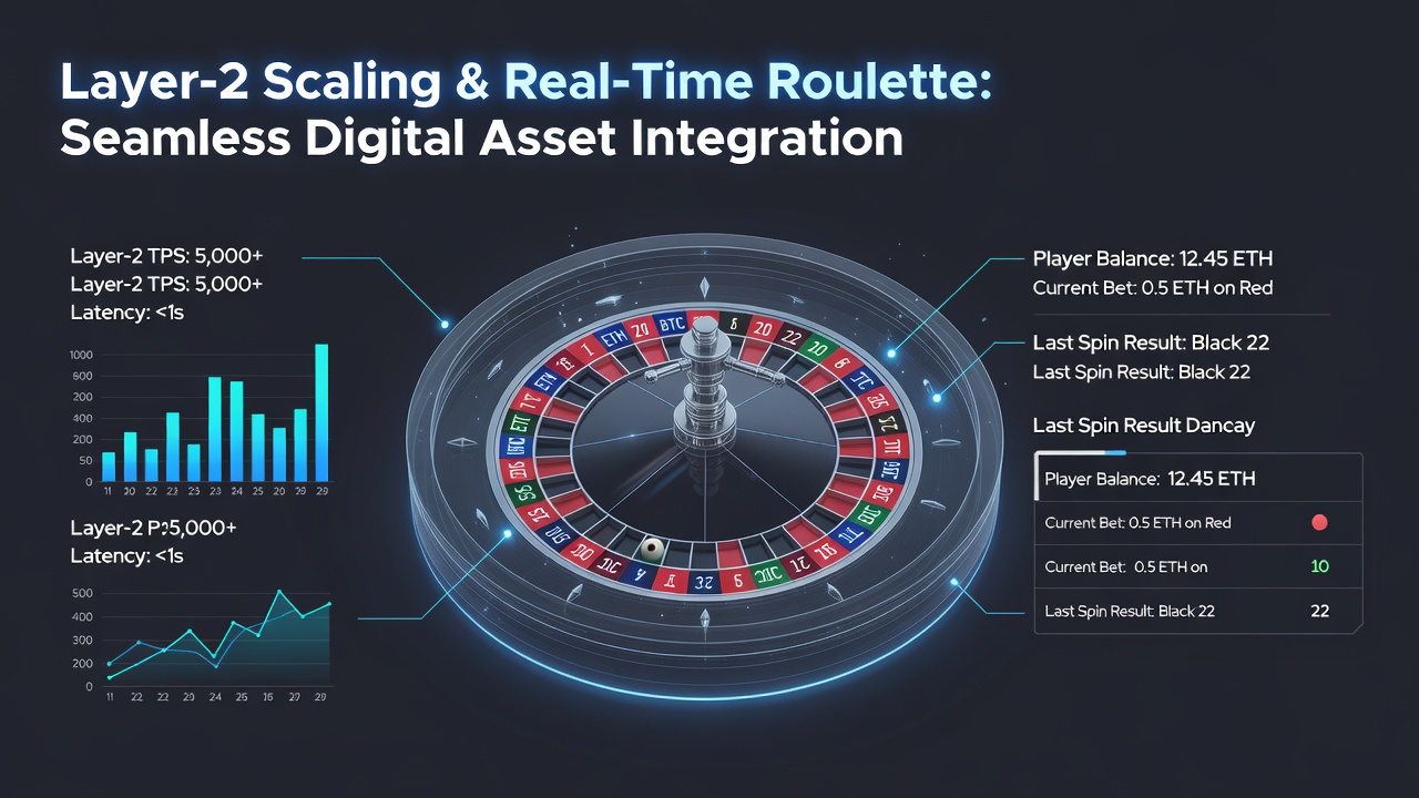 Echtzeit-Roulette mit digitalen Assets profitiert von reduzierten Gebühren durch Layer-2